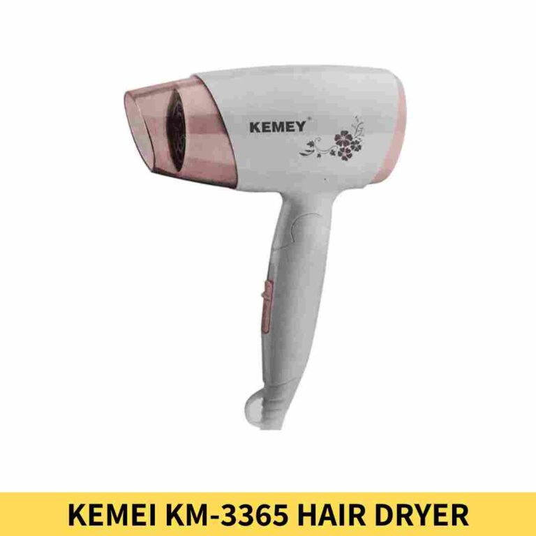 Buy KEMEI KM 3365 Hot And Normal Air Foldable Hair Dryer Online Trimmer BD