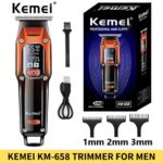 Buy KEMEI KM 658 Hair Beard Shaver Trimmer For Men in Bangladesh Online, Kemei Hair Trimmer, KM 658 Beard Trimmer, Men Grooming Kit, Electric Trimmer Bangladesh, Professional Hair Trimmer, Trimmer BD