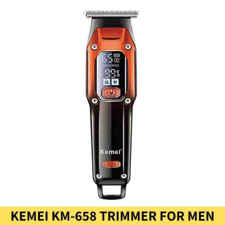 Buy KEMEI KM 658 Hair Beard Shaver Trimmer For Men in Bangladesh Online, Kemei Hair Trimmer, KM 658 Beard Trimmer, Men Grooming Kit, Electric Trimmer Bangladesh, Professional Hair Trimmer, Trimmer BD
