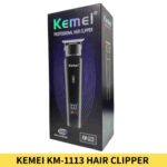 Buy Kemei KM 1113 Hair Clipper, Beard Trimmer for Men in Bangladesh, Kemei KM 1113 Trimmer Price in BD, Hair and Beard Clipper Online, Rechargeable Kemei Trimmer Bangladesh, Professional Grooming Kit for Men BD, Trimmer BD