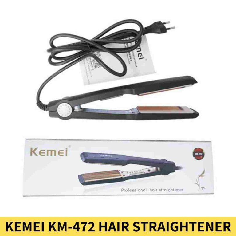Buy Kemei KM 472 Hair Straightener Hair Curler for Women Online Trimmer BD