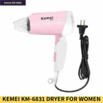 Buy Kemei KM 6831 Cool And Hot Foldable Electric Hair Dryer For Women Online Trimmer BD
