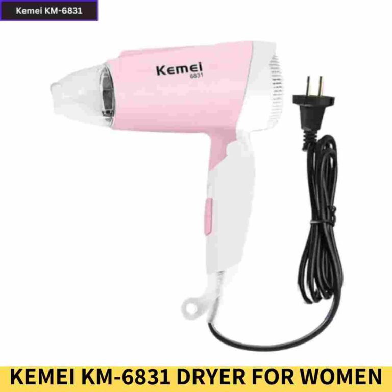 Buy Kemei KM 6831 Cool And Hot Foldable Electric Hair Dryer For Women Online Trimmer BD