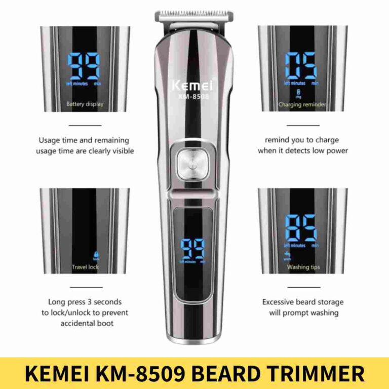Buy Kemei KM 8509 Waterproof Hair Clipper and Beard Trimmer for Men in BD Online – Trimmer BD, Kemei KM 8509 Price in Bangladesh, Kemei Hair Clipper BD, Beard Trimmer for Men Bangladesh, Kemei Waterproof Trimmer, Best Hair Clipper in BD, Rechargeable Beard Trimmer Bangladesh, Kemei KM 8509 Review BD, Buy Kemei Trimmer Online BD