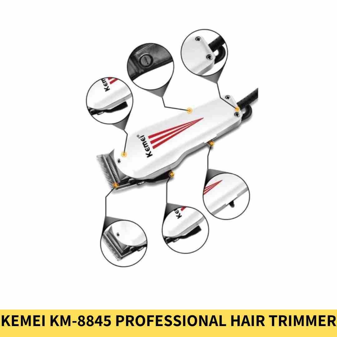 Buy Kemei KM 8845 Professional Hair Trimmer For Men in Bangladesh Online Trimmer BD