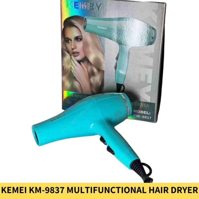 Buy Kemei KM 9837 Multifunctional Hair Dryer for Women Online Trimmer BD