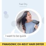 Buy Panasonic EH ND37 1800W Compact Hair Dryer Online Trimmer BD