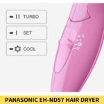 Buy Panasonic EH ND57 1500W Compact Hair Dryer in BD Online Trimmer BD