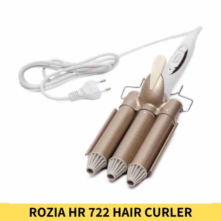 Buy Rozia HR 722 Tripple Barrel Hair Curler with Temperature Display Online Trimmer BD