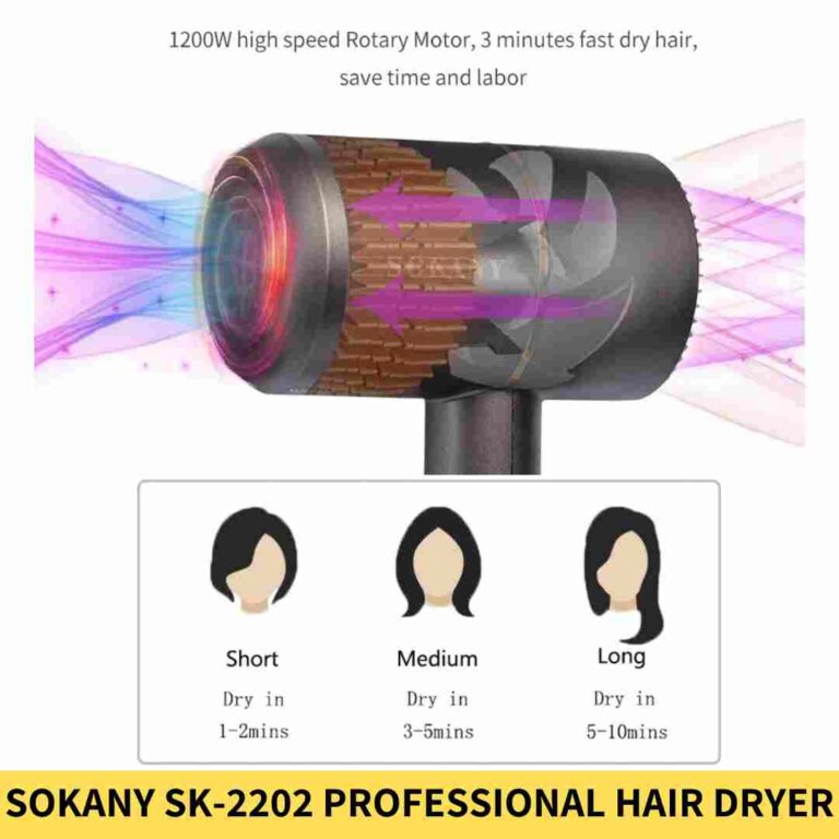 Buy SOKANY SK 2202 Professional Hair Dryer for Women Online Trimmer BD