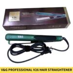 Buy V&G Professional V26 Hair Straightener for Women in Bangladesh, V&G V26 Hair Straightener, Professional Hair Straightener for Women, Best Hair Straightener BD, Trimmer BD Online, Women Hair Styling Tool, V&G Hair Straightener Online