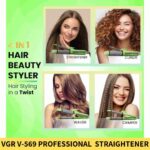 Buy VGR V 569 Professional 4 In 1 Hair Beauty Styler Straightener for Women Online Trimmer BD