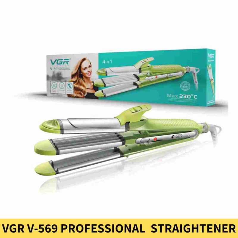 Buy VGR V 569 Professional 4 In 1 Hair Beauty Styler Straightener for Women Online Trimmer BD