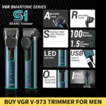 Buy VGR V 973 SmartOne Series Fully Waterproof Trimmer For Men in BD Online Trimmer BD