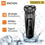 ENCHEN Blackstone electric shaver with 3D rotary heads and Type-C charging