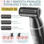 ENCHEN GERY A1 Trimmer Head and Stainless Steel Blade Design
