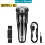 POREE-electric-rotary-shaver-with-USB-charging-cable